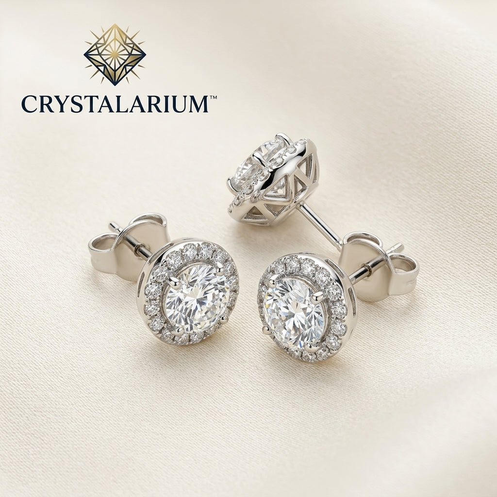 Crystalariurm™ Celestine Stud Earrings