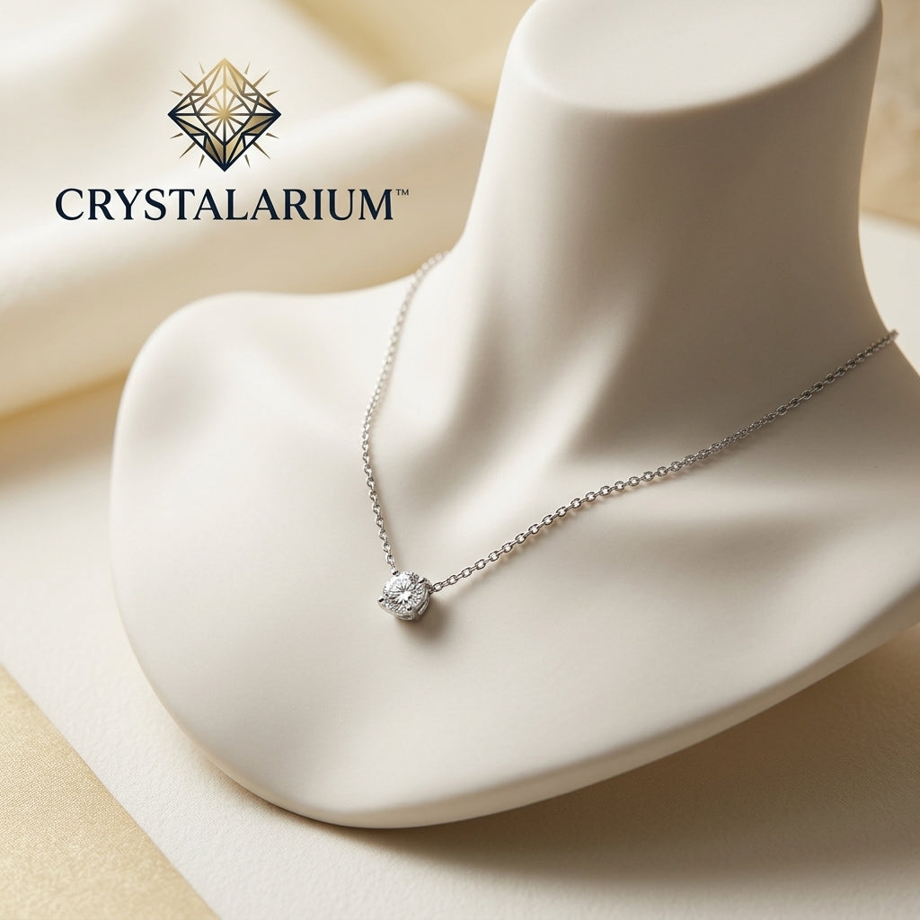 Crystalariurm™ Moonlit Drop Clavicle Necklace