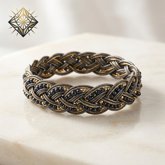 Crystalariurm™ Braided Gemstone Bracelet