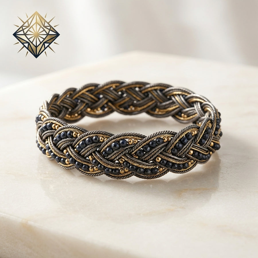 Crystalariurm™ Braided Gemstone Bracelet