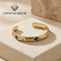 CRYSTALARIurm™ Aureline Geometric Cuff