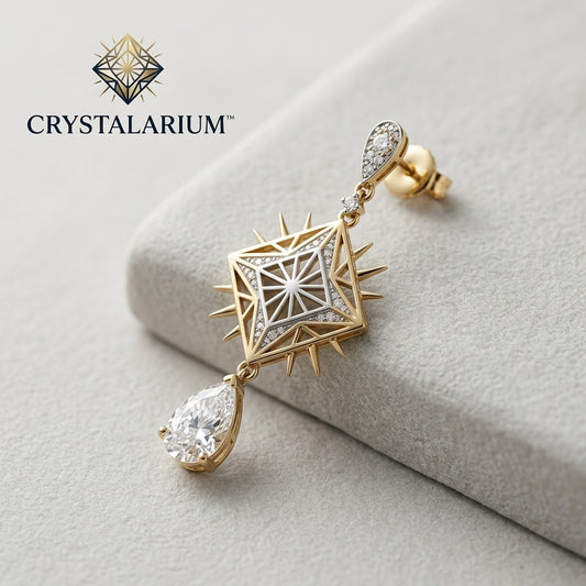 Crystalariurm™ Astra Veil Drop Earring